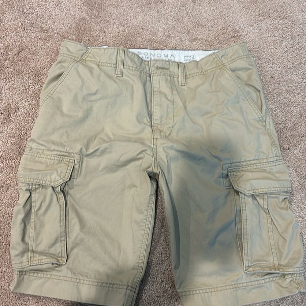 Sonoma beige cargo shorts